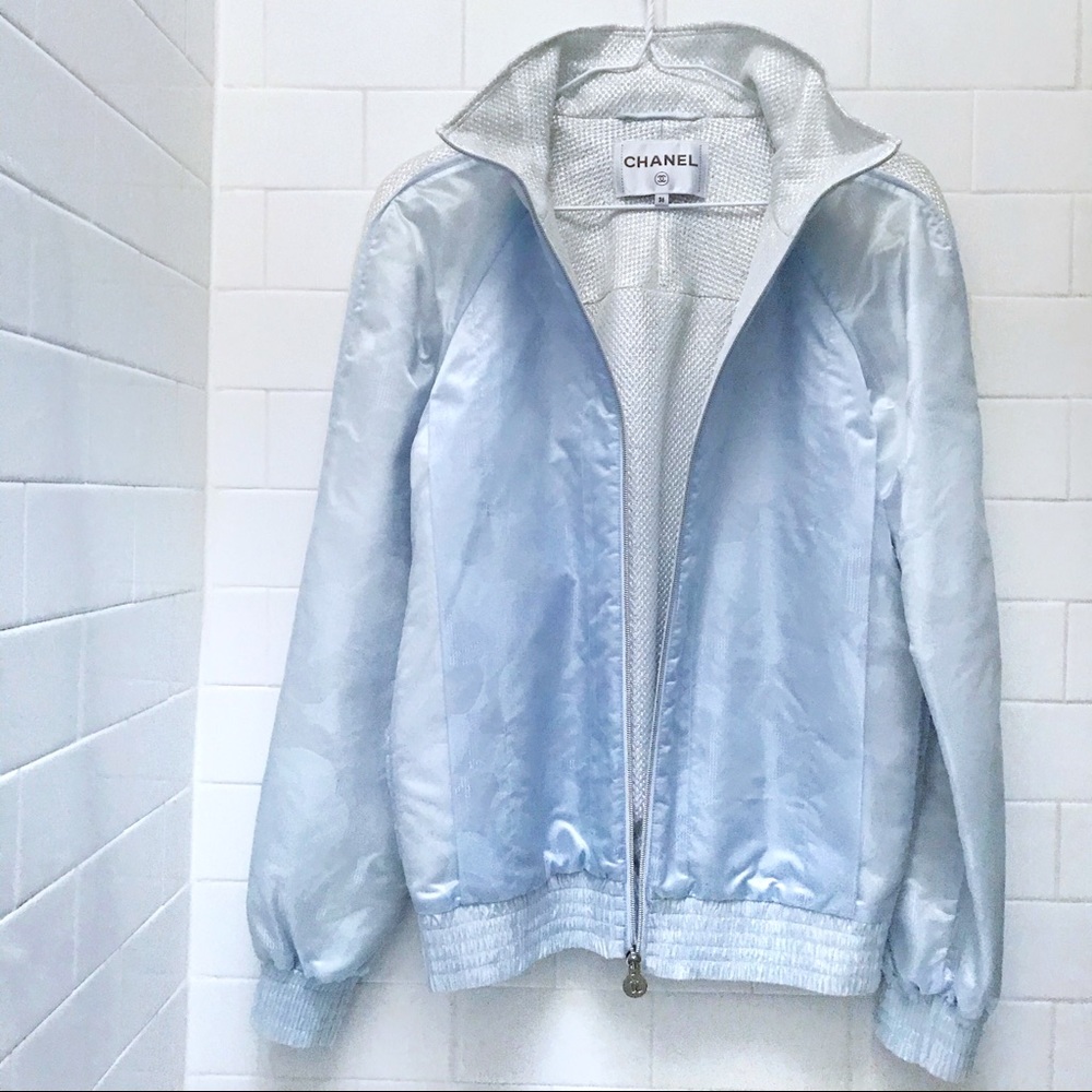 100% Authentic Chanel Bomber Jacket, Sz 36